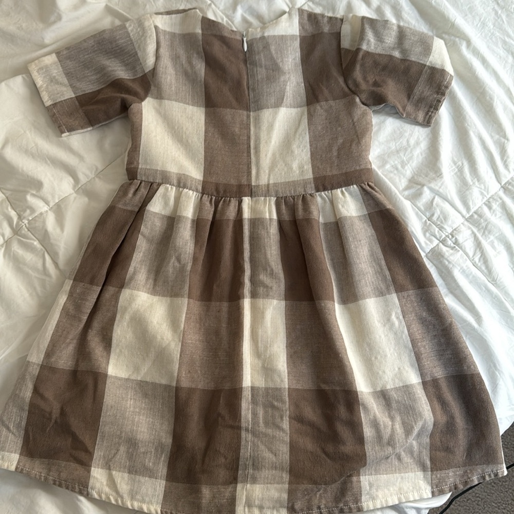 Roolee Kids Buffalo Check Dress - Picture 6 of 8